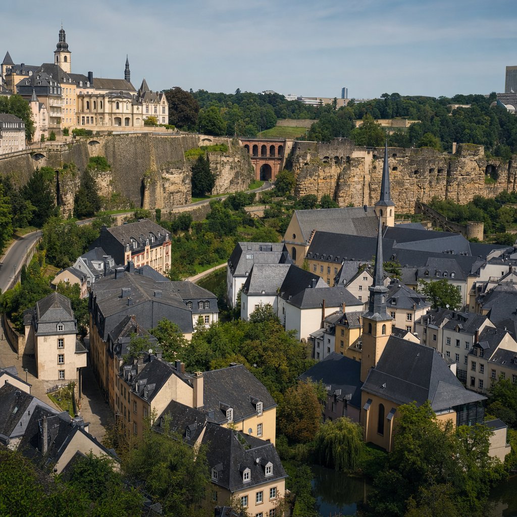 Escapade week-end depuis Metz en VTC — paysage de ville européenne vu depuis une voiture premium